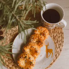 Творожные бублики с сыром 🧀