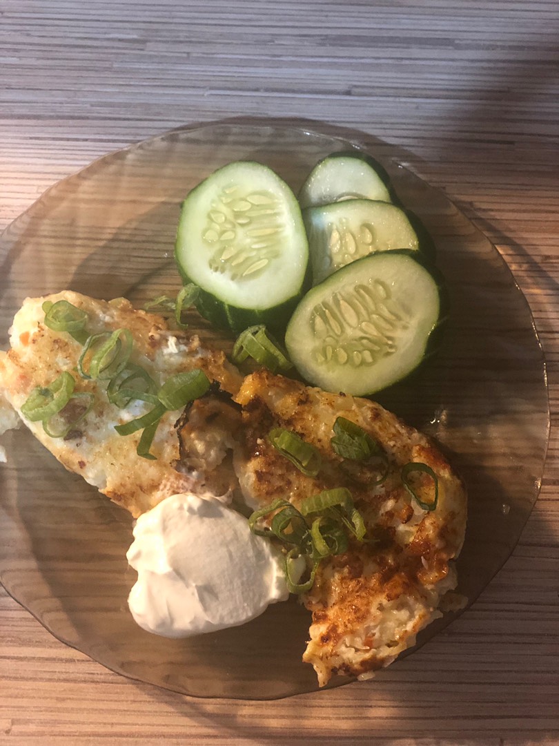 Драники с куриным фаршем 🥔🍗