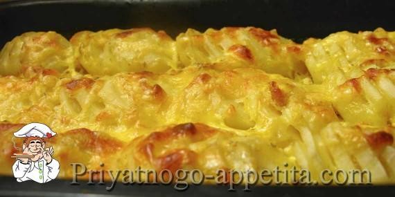 Картошка в духовке с сыром