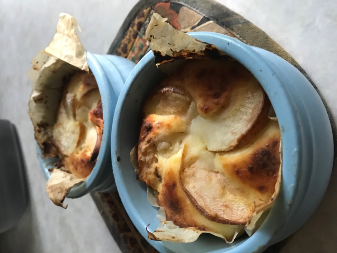 Творожная запеканка с грушей