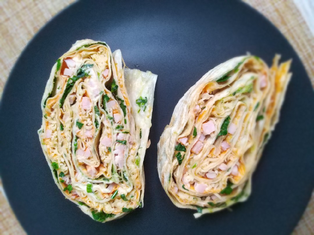 Лёгкий и сочный рулет из лаваша🌯❤