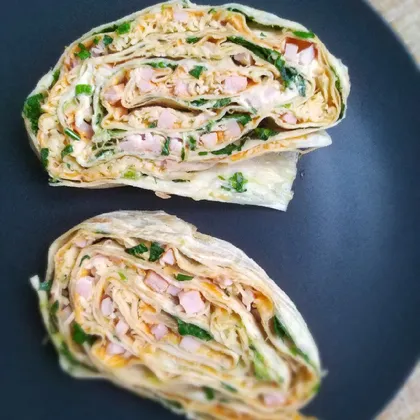 Лёгкий и сочный рулет из лаваша🌯❤