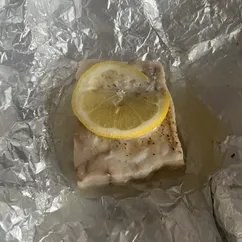 Запечённый минтай с лимоном🍋