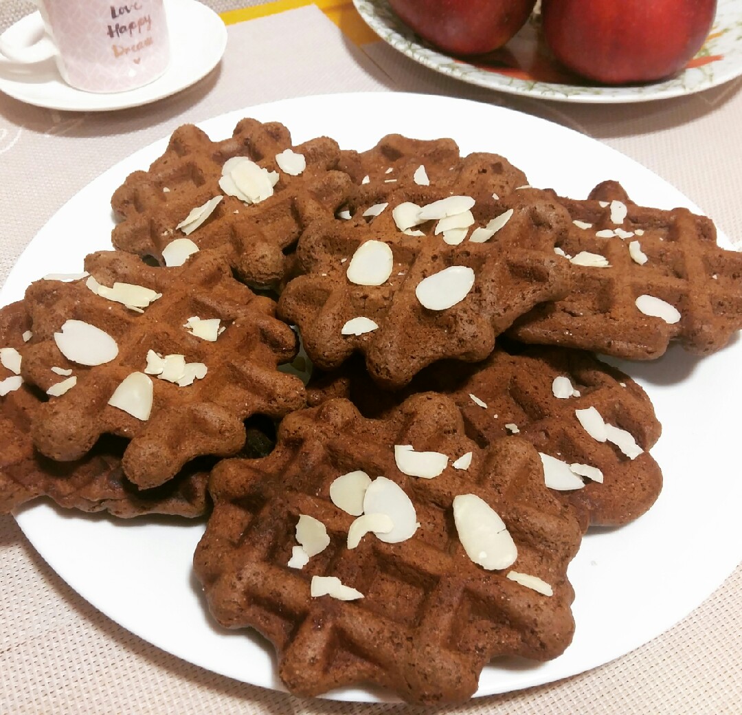Вафли шоколадные песочные🍫