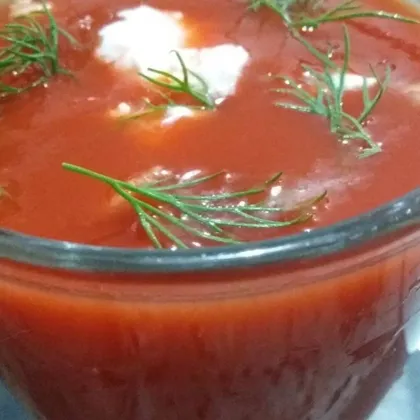 Очень вкусный и полезный томатный напиток 'Красна девица'#осеннийнапиток #наскоруюруку #активист