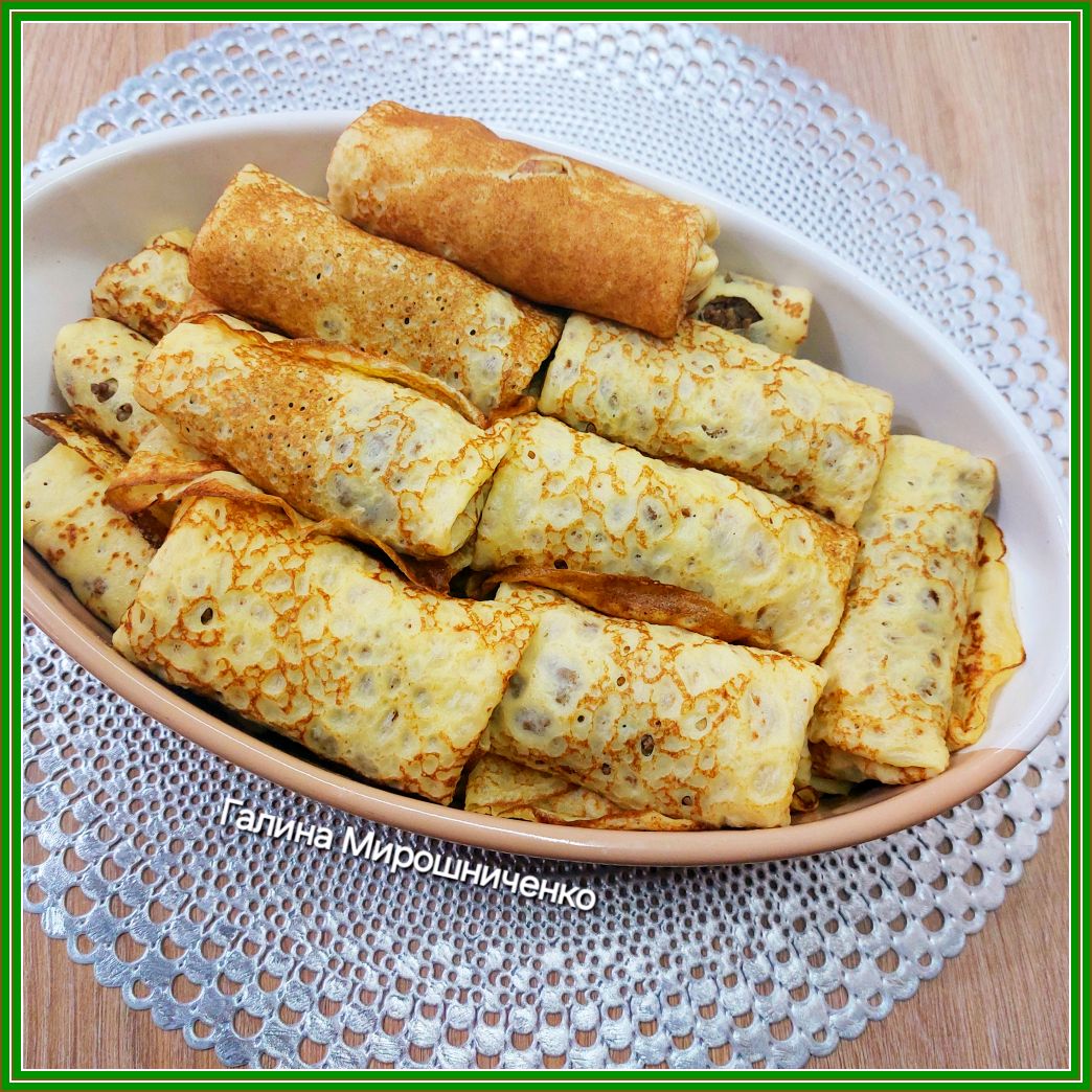 Фаршированные блинчики