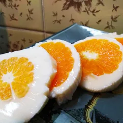 Шикарный десерт с мандаринами.🍊