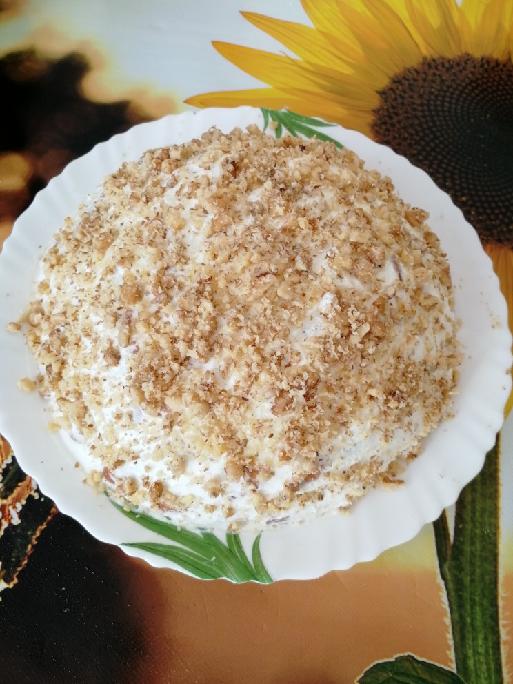 Тортик к чаю без выпечки