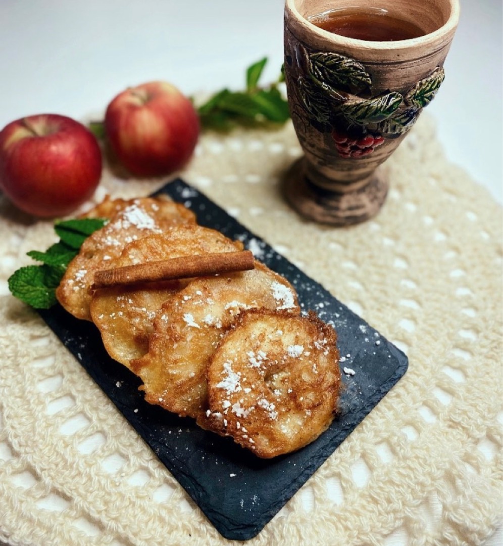 Яблочные колечки