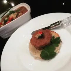 Паштет из красной фасоли с острым перцем, орехами😋😋😋