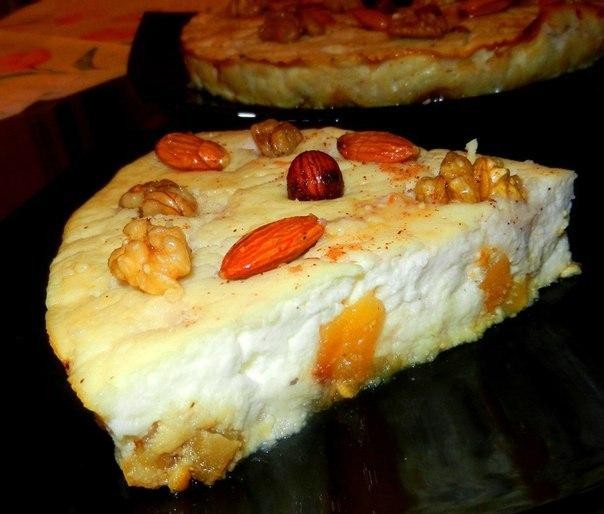 Творожно-медово-ореховое суфле