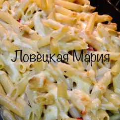 Гарнир из макарон в духовке