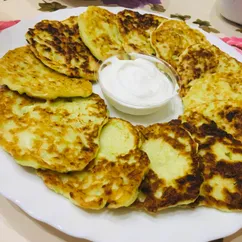 Кабачковые оладушки 😋