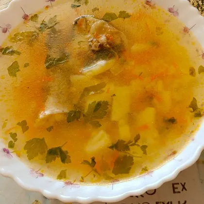 Суп с минтаем