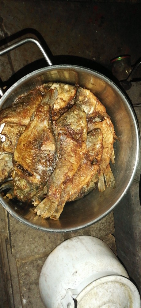 Караси жареные
