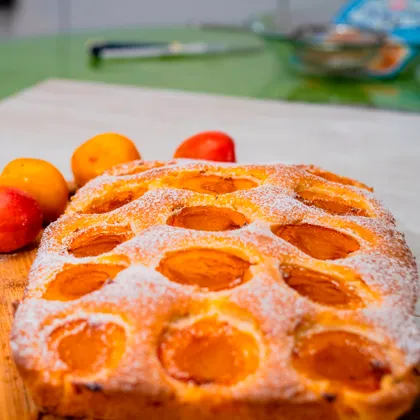 Фруктовый пирог с абрикосами