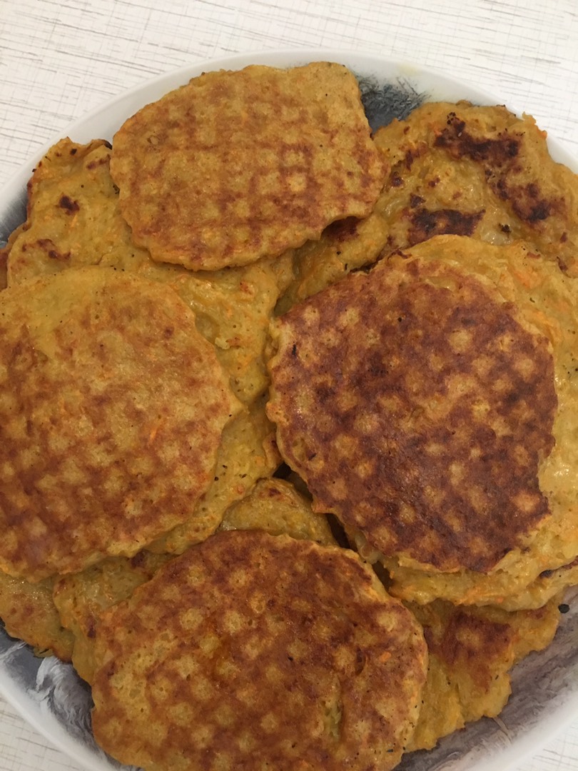 Оладушки картофельно-морковные