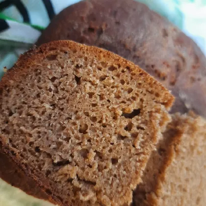 Хлеб 'Финский' в хлебопечке. 100 % ржаной на закваске