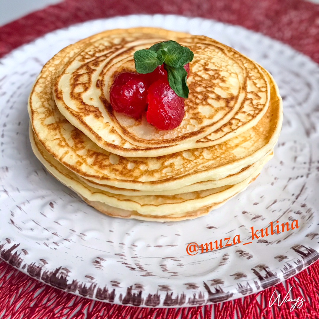 🥞Нежные панкейки на воде