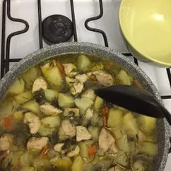 Соус с курицей