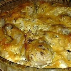 Картошка с куриными ножками в духовке &#127830