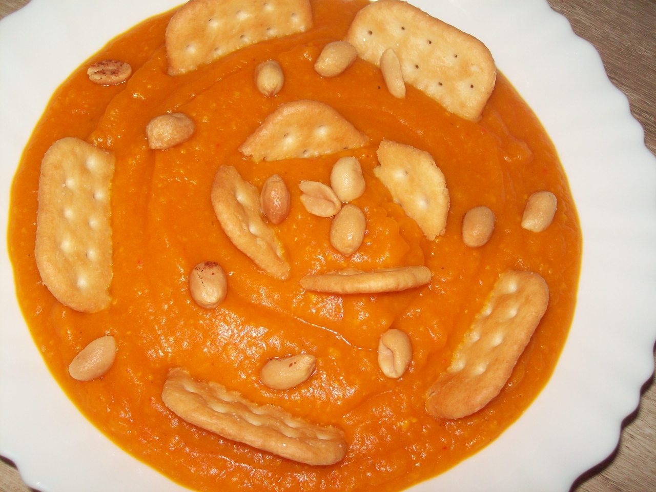 Пряный суп из тыквы