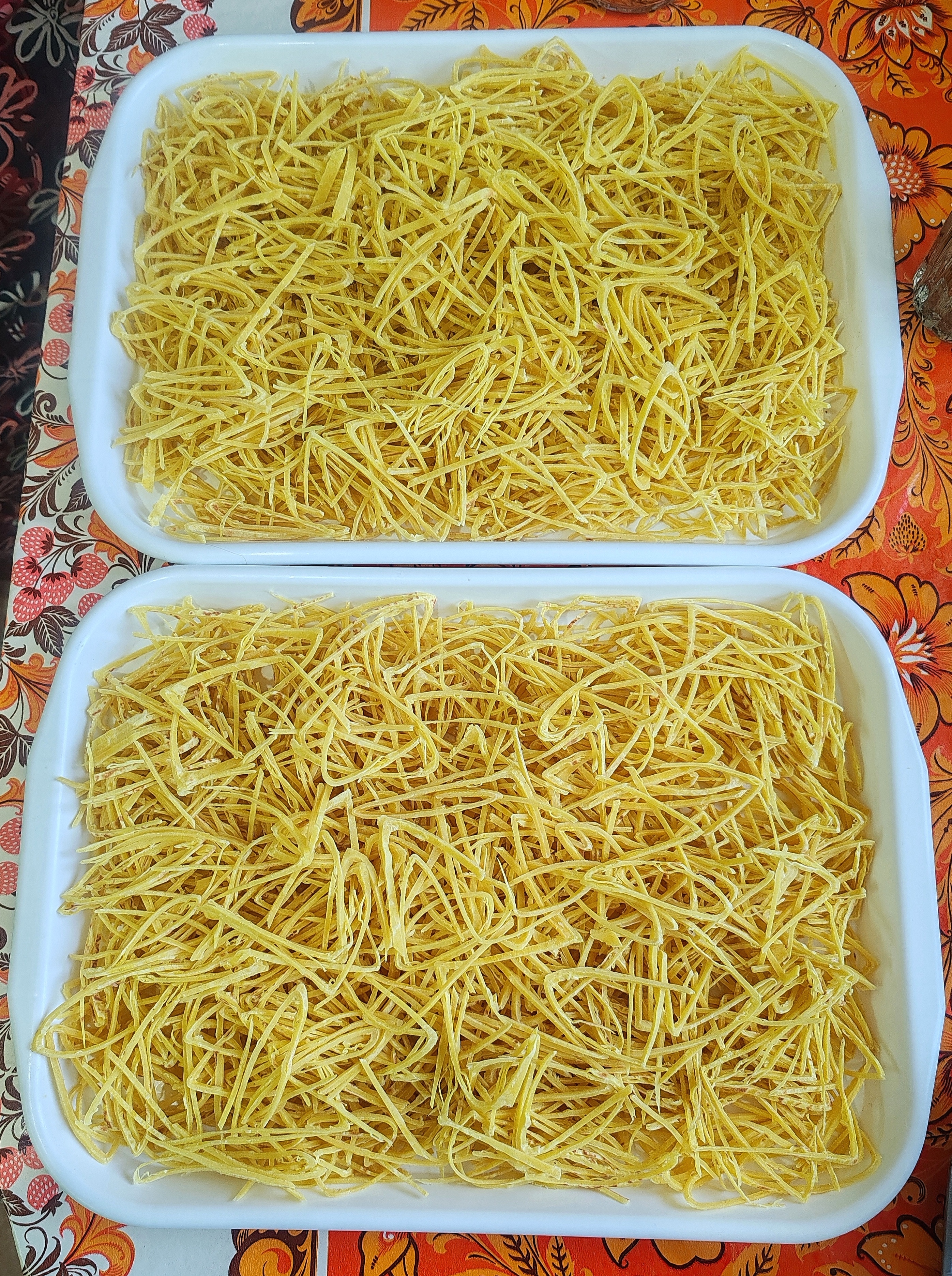 Домашняя яичная лапша 