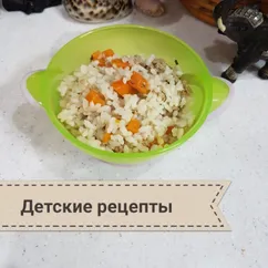 Детский плов с фаршем