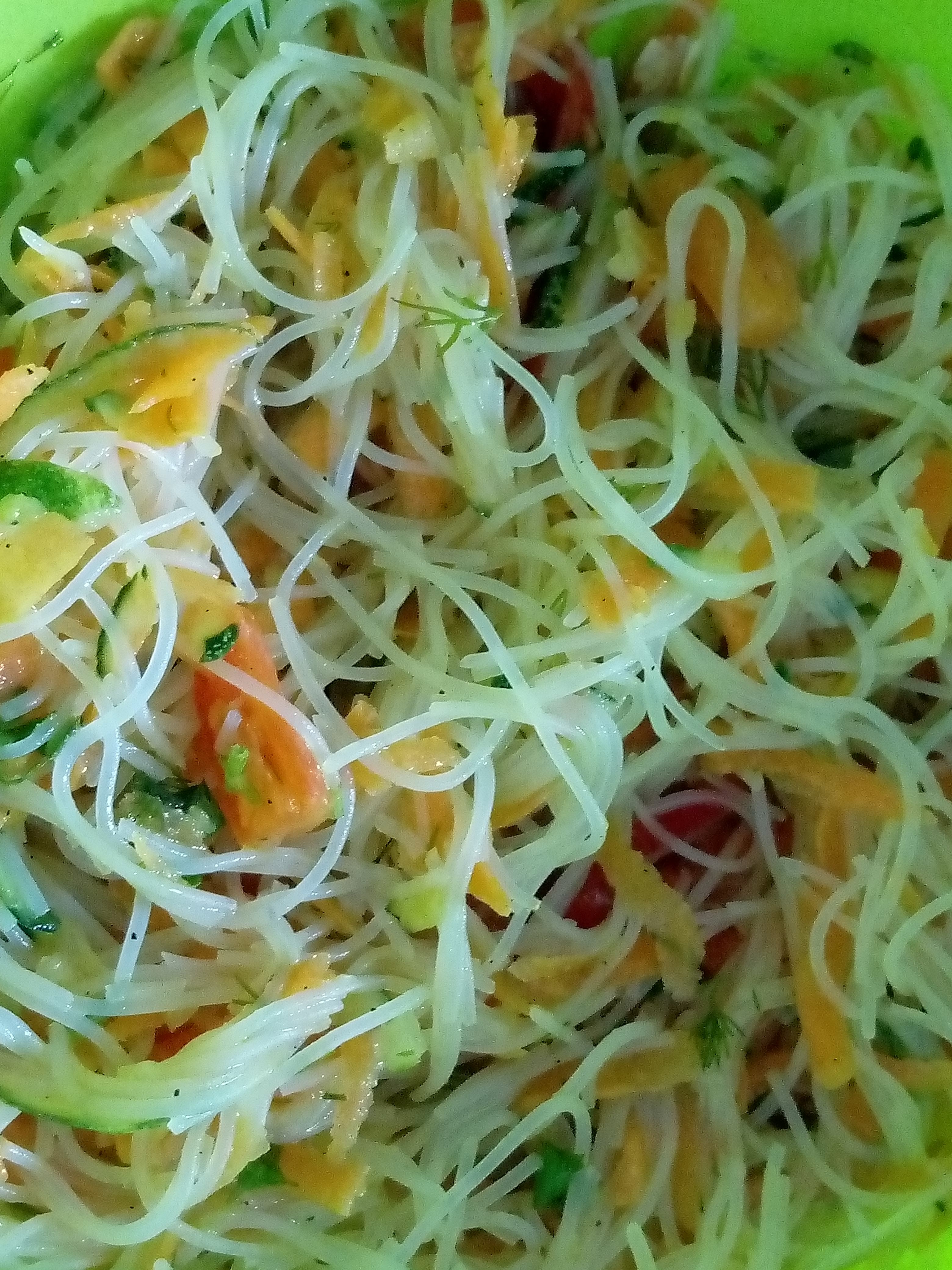 Фунчоза с овощами по-корейски