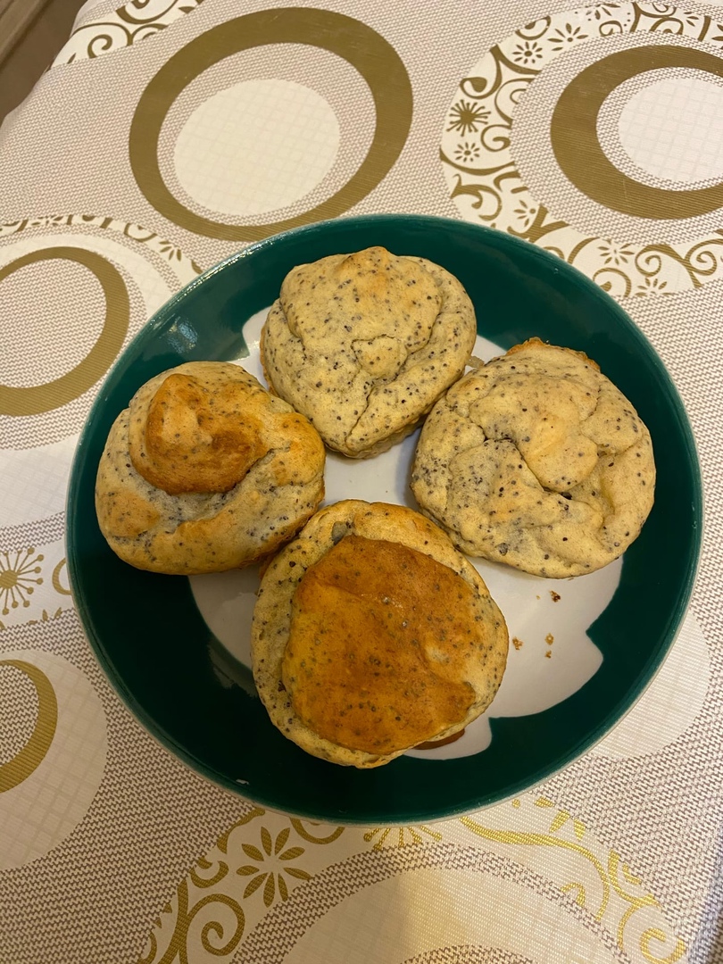 Маковые кексы без сахара