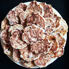 Оладьи-пицца 🧀🍅🥓🍕