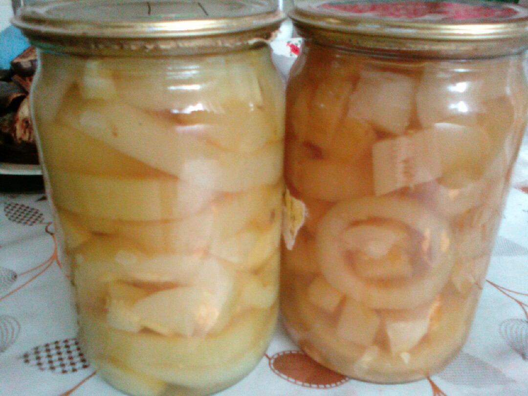 Ананасы из кабачков