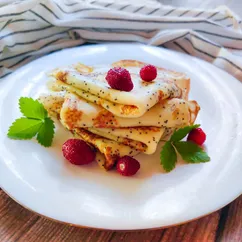 Блины с маком