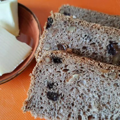 Десертный хлеб 'кофейный с изюмом и орехами'