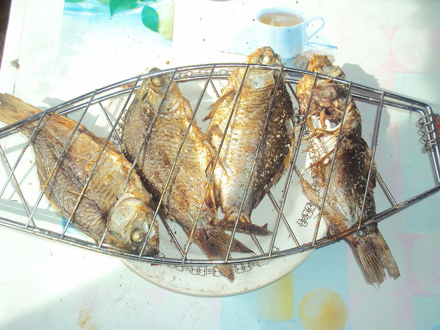 Карасики гриль