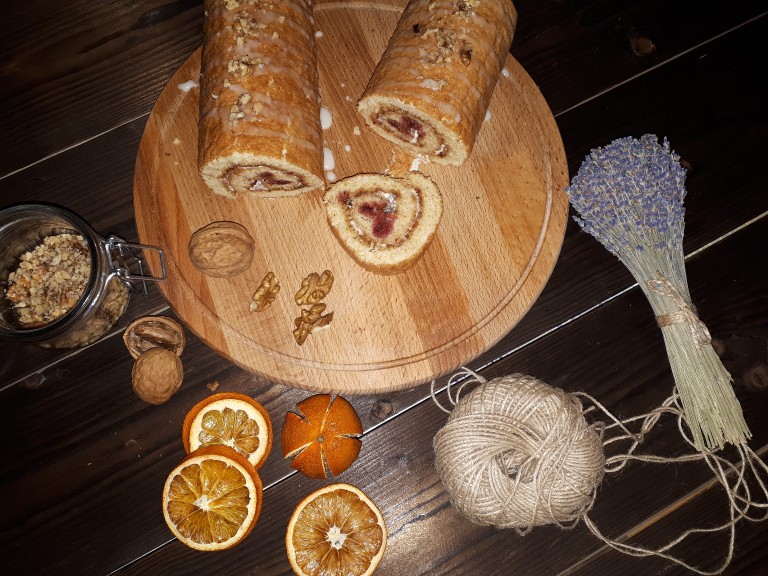 Медовый рулет за 15 минут