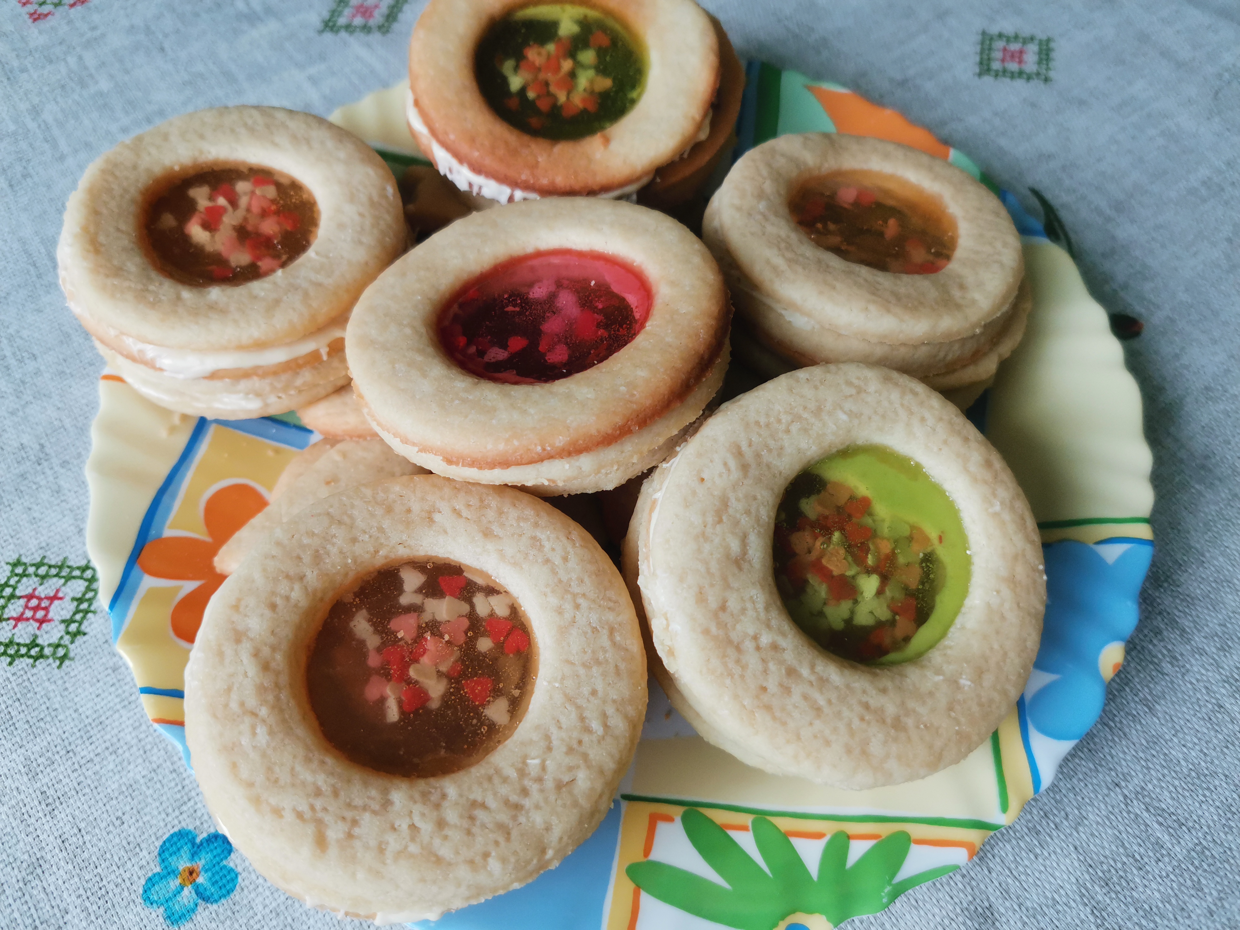 Печеньки с леденцом