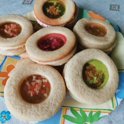Печеньки с леденцом