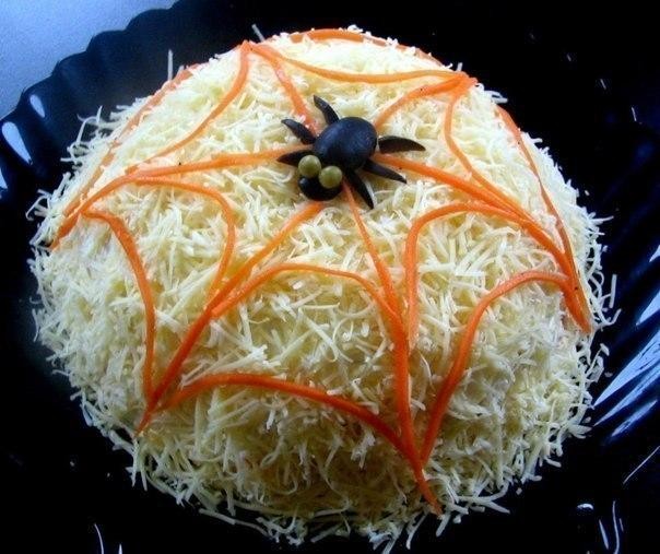 Салат паутинка
