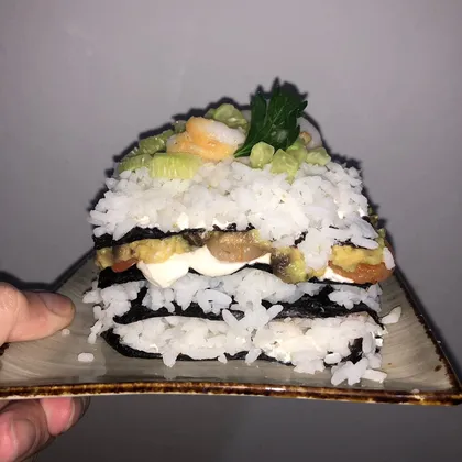 Пирожные Суши. Суши мини торт