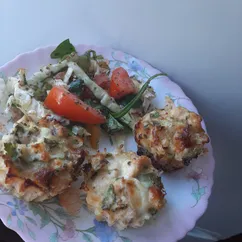 Рубленные котлетки с сыром