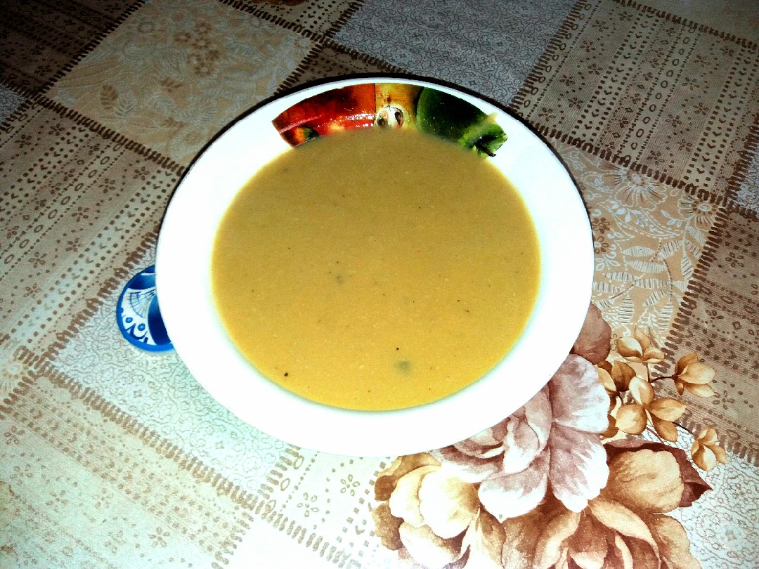 гороховый суп пюре с копченостями и картофелем | Дзен