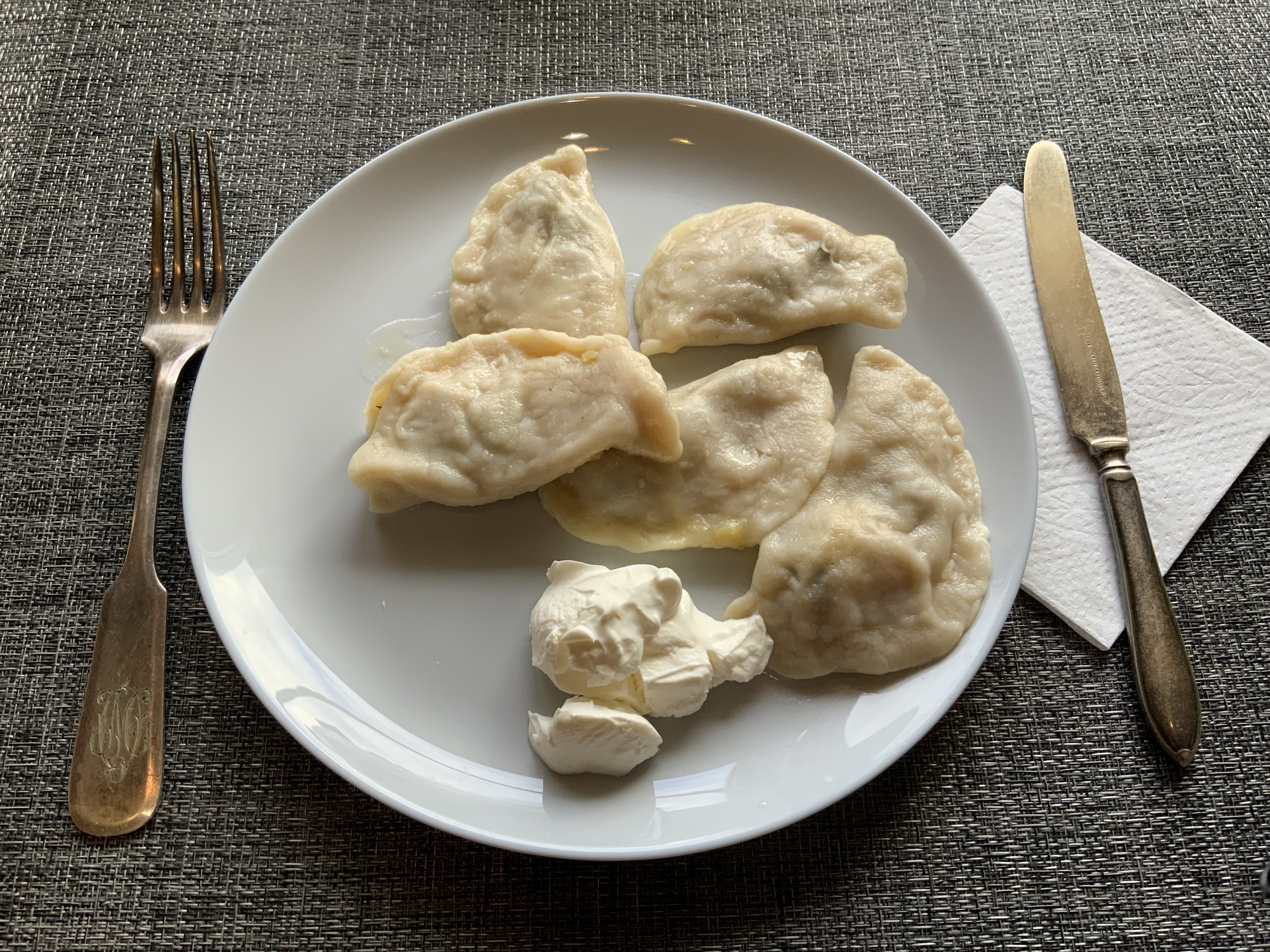 Вареники с картошкой и грибами