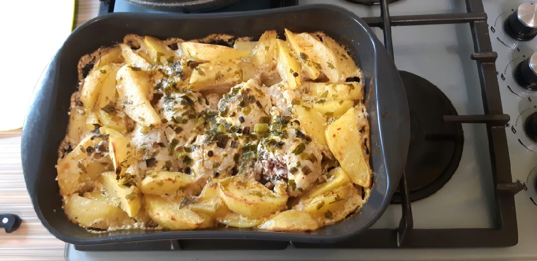 "Куриные ножки с картофелем"