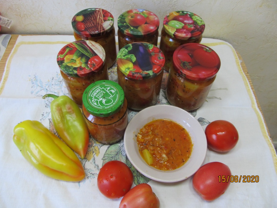 Салат овощной на зиму 🍅🥕🧅🥒🌶🧄