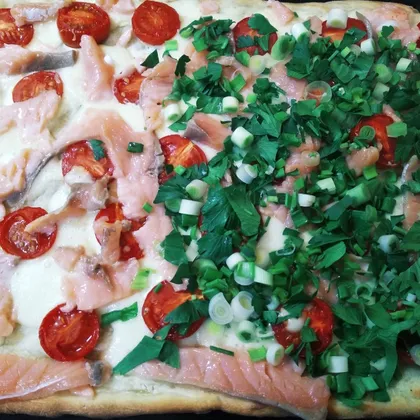 Пицца 'Салмоне' от Джанни Тицци