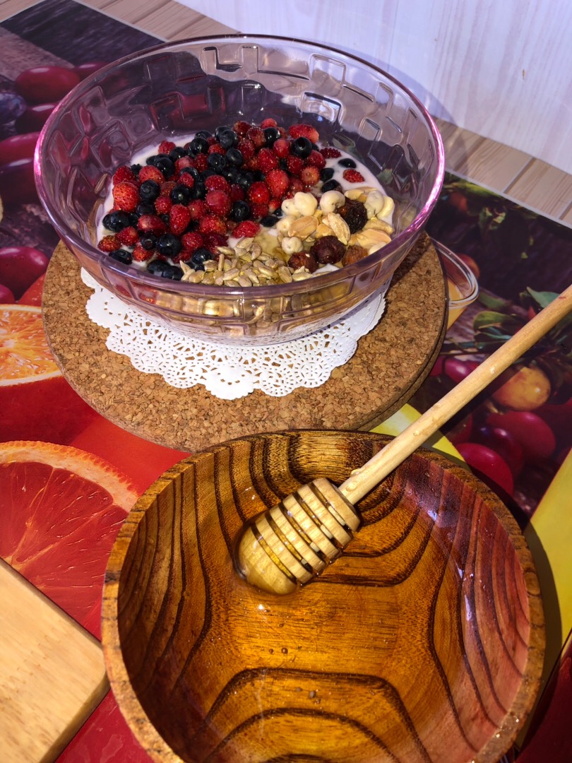 Чиа мусс с ягодами