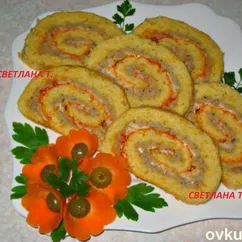 Кабачковый рулет