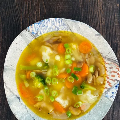 Овощной суп с ньокки