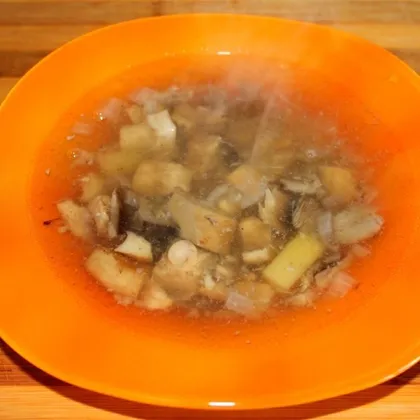 Русская кухня. Груздянка из груздей и опят. Грибной суп. Очень вкусно
